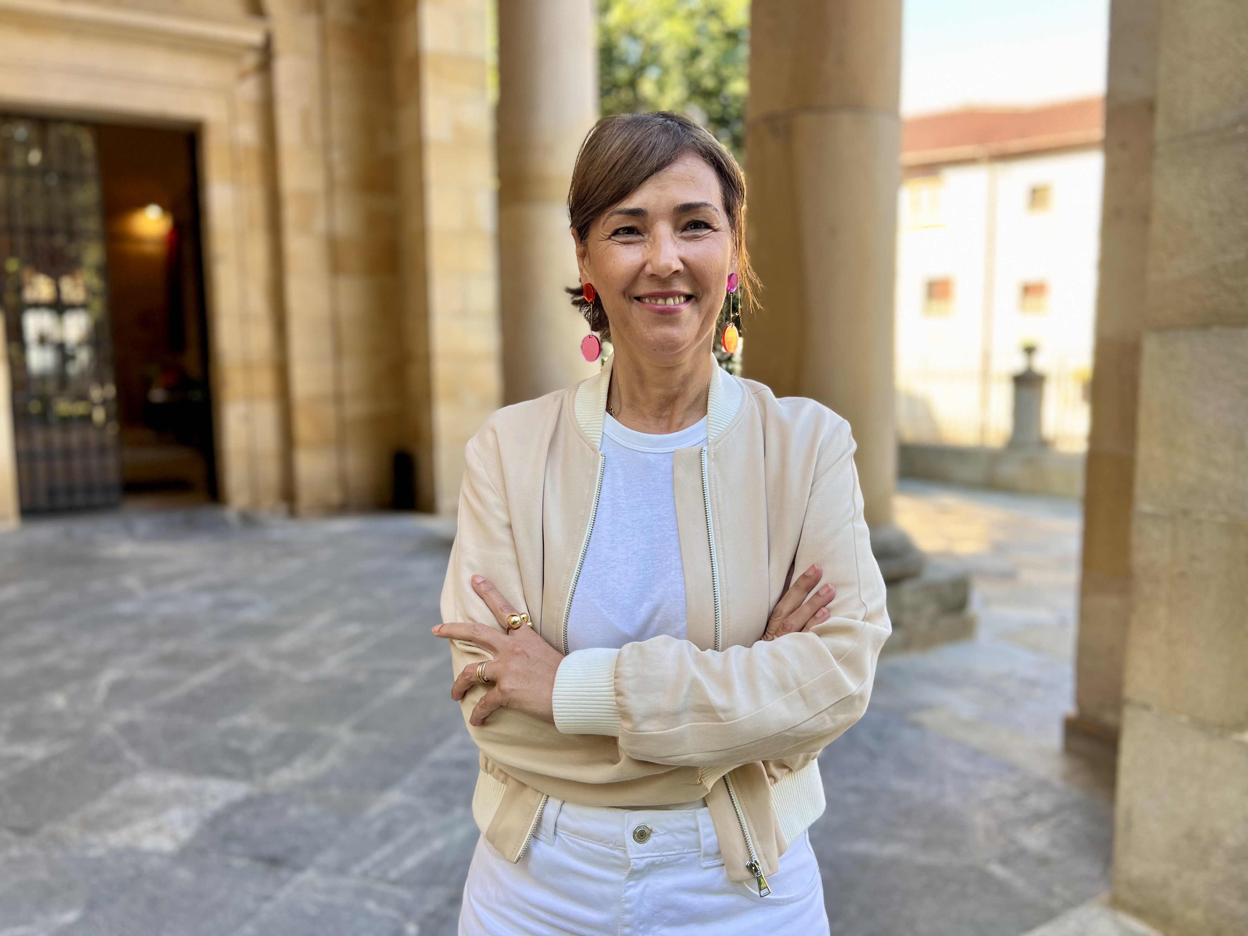 Intervención de Begoña Gil, en las JJGG, sobre la presencia de mujeres en el cuerpo de Bomberos