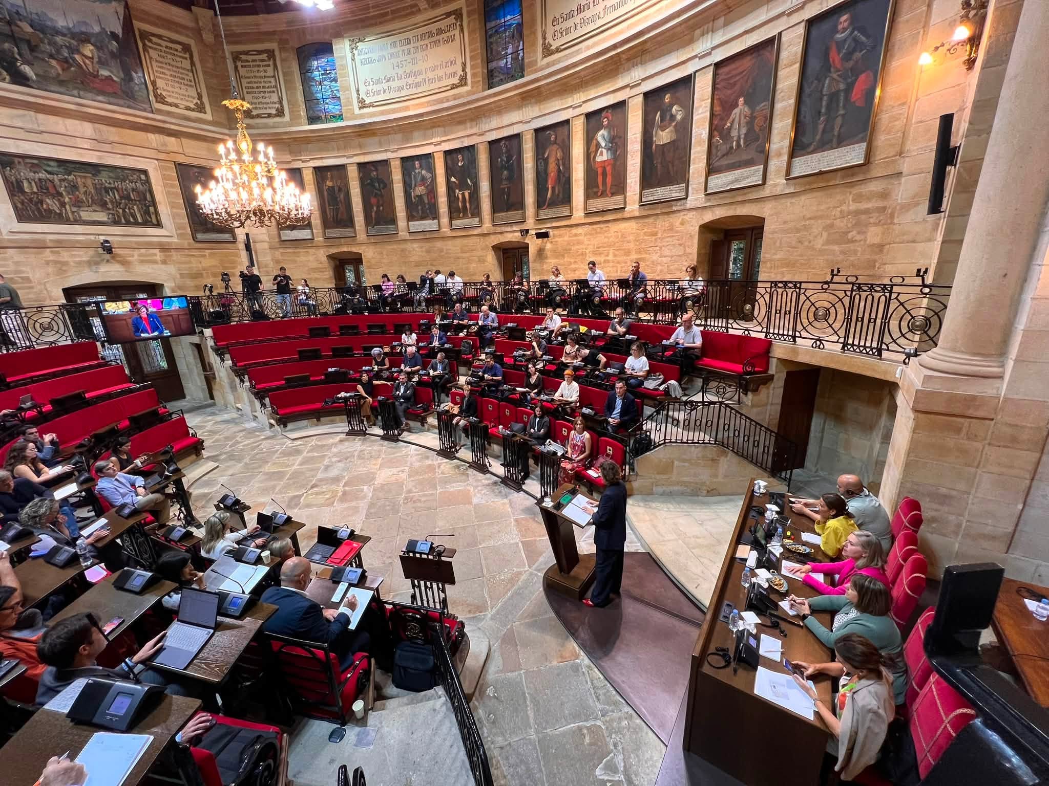 Pleno de Política General en Bizkaia